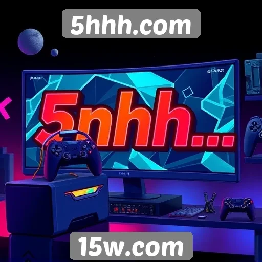 Visão geral do site 5hhh.com para gamers